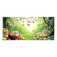 thumbnail image 2 of Boovnll Spring Wreath Fence Easter New Photo Material Photography Background Cloth, Easter Decorations, Easter Decor, 2 of 6