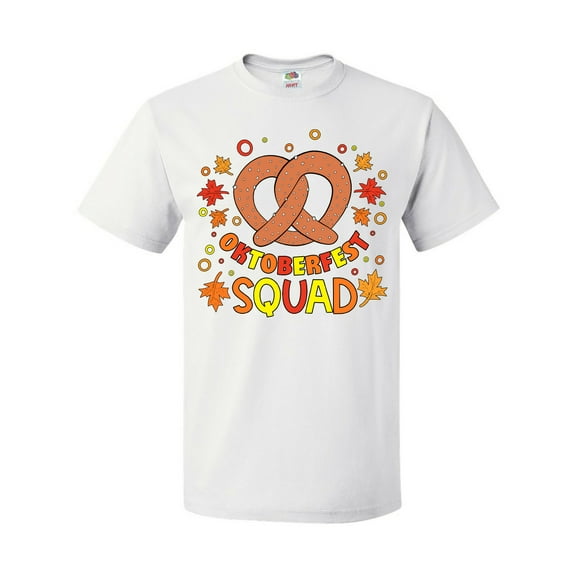 Inktastic Oktoberfest Squad Fall Leaves Pretzel T-Shirt