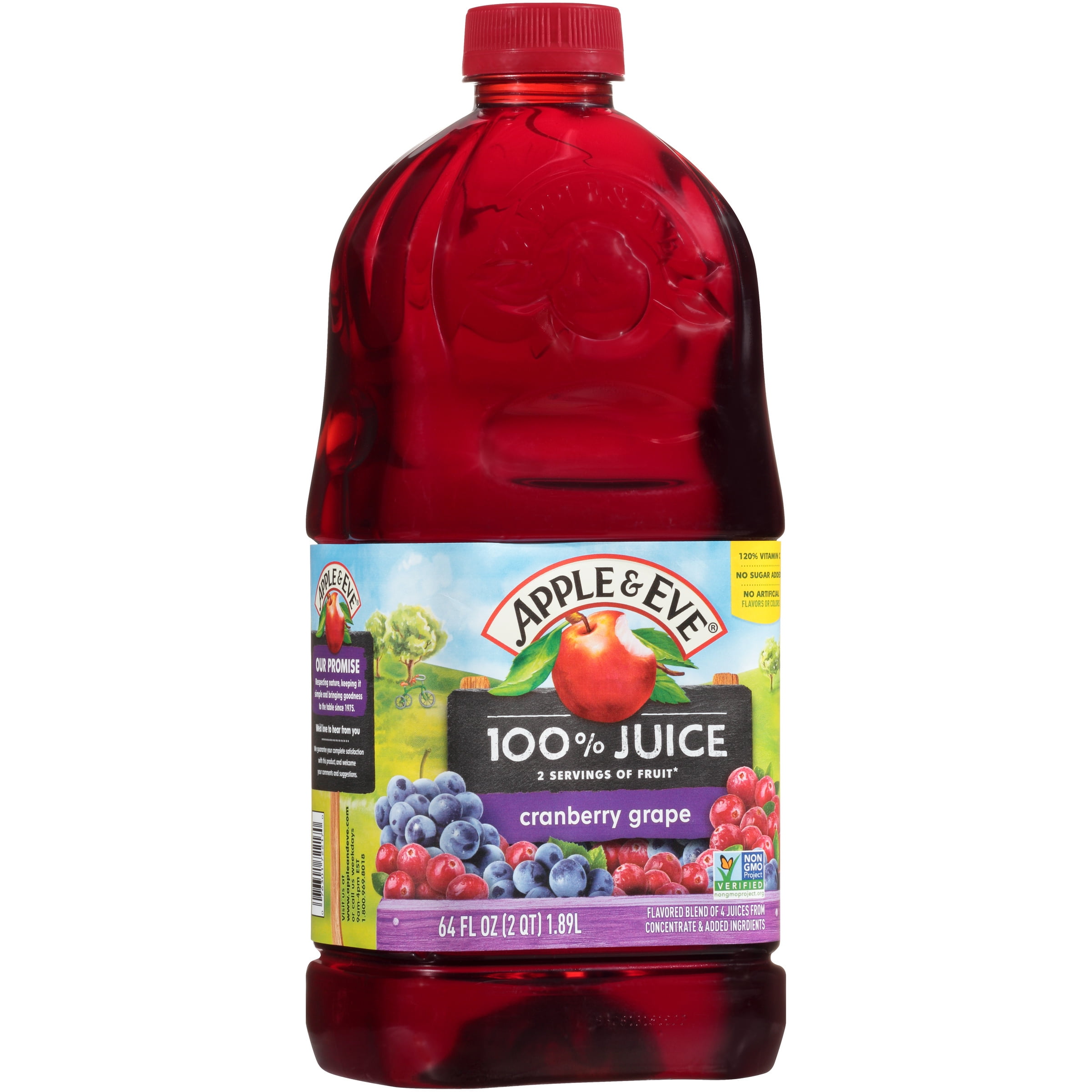 Apple & Eve Cranberry Grape 100% Juice, 64 fl oz