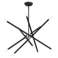 thumbnail image 2 of 47006-04 Livex Lighting Soho - 10 Light Chandelier-26 Inches Tall and 28 Inches Wide-Black Finish, 2 of 16