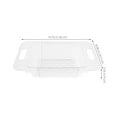 thumbnail image 2 of Telescopic Drain Rack for Kitchen Sink Storage Holder Transparent, 2 of 8