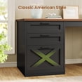 thumbnail image 7 of 67" L Shaped Computer Desk with 3 Drawers and Storage Shelves, Farmhouse Corner Office Desk, Home Office Desk, 7 of 7