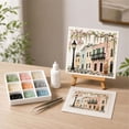 thumbnail image 2 of Timeless American Destinations Sea Glass Art Kit, DIY Mosaic Craft Kit with Colorful Glass Stones, Coastal Art Project for Adults and Beginners, Handmade Decorative Wall Art Gift, 2 of 5