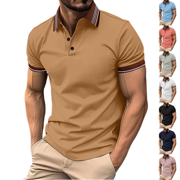 Yaoyar Mens Knit Sweater Textured Casual Vintage Collared Polo Shirts Solid Jacquard Patterned Old Money Pullover Top