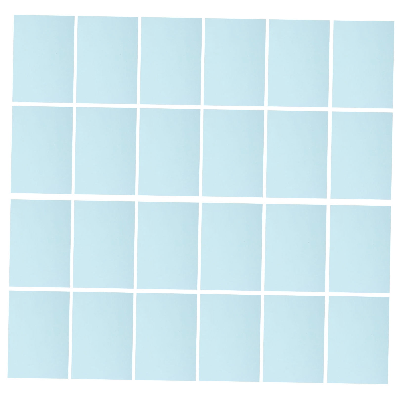 SEWOART 200Pcs Sky Blue Multipurpose Copy Paper Bulk for Printer Double-Sided Origami Craft