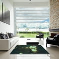 thumbnail image 7 of Ahgly Company Machine Washable Indoor Rectangle Transitional Sea Green Area Rugs, 7' x 9', 7 of 7