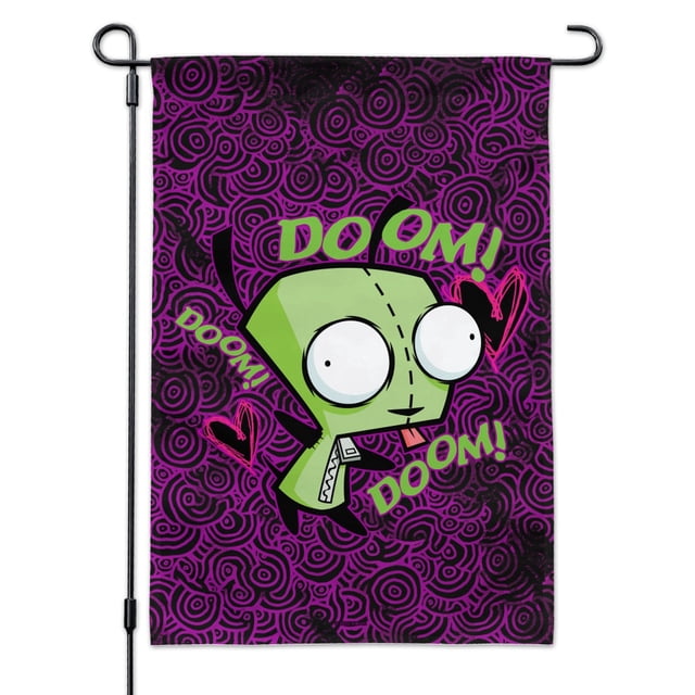Invader Zim Gir Doom Dance - Portapillole Metallico Rettangolare, Astuccio Con Doppio Scomparto Per Farmaci E Piccoli Oggetti