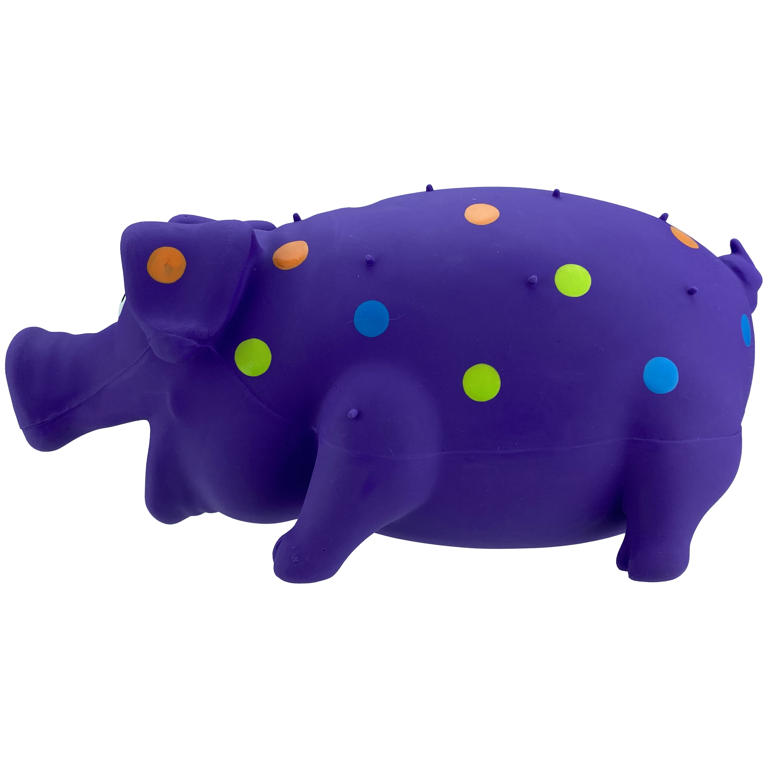 Vibrant Life Pigglesworth Latex Dog Toy, Purple