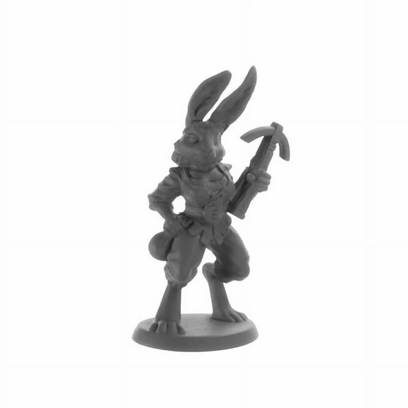 Enrieth Female Harefolk Rogue Miniature Figure 25mm Heroic Scale Reaper Bones USA Reaper Miniatures