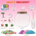 thumbnail image 4 of Mydova Unicorn Terrarium Kit for Kids - Birthday Gift for Girls Ages 4-12 Year Old - DIY Unicorns Toys for Girl - Arts and Crafts Kit for Kids, 4 of 7