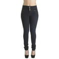 thumbnail image 6 of Jack David Womens Plus Size High Waisted BLACK/BLUE Stretch Skinny DENIM JEANS PANTS, 6 of 6