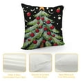 thumbnail image 4 of GOSMITH  Christmas Pillow Covers, Christmas Throw Pillow Covers, Xmas Outdoor Farmhouse Decorations Holiday Pillow Covers Cases for Couch Sofa Black and White, 4 of 5
