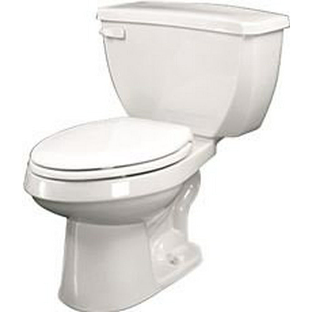 GERBER MAXWELL SIPHON JET TOILET BOWL, ELONGATED ADA, 1.6 GPF/1.28 GPF