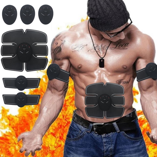 Herramienta de entrenamiento de músculos eléctricos Estimulación abdominal Ejercitador de músculos Cuerpo de entrenamiento Labymos dispositivo de ejercicio