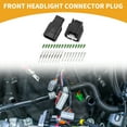 thumbnail image 2 of Conector de faro delantero de 8 pines Unique Bargains, enchufe macho hembra, terminal de cable para Honda, 2 of 6