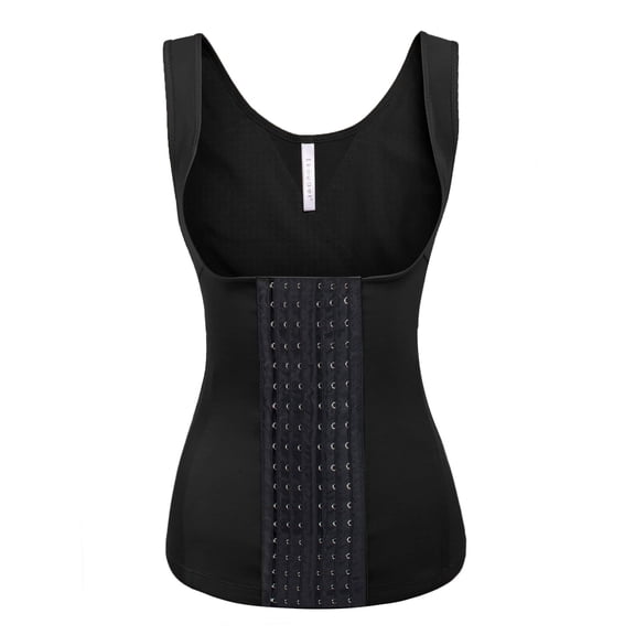 EKOUAER Waist Trainer Vest Women's Latex Underbust Corset Fajas Colombianas Waist Slimming Girdles Fat Burner