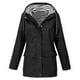 thumbnail image 1 of Chaqueta deportiva con capucha con capucha a rayas con cordón interior Color sólido bolsillo ch Irfora Abrigo, 1 of 5