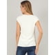 thumbnail image 5 of INSPIRE CHIC Blusa De Negocios Oficina Sin Mangas Con Escote V Plisado Top Para Mujer Blanco L, 5 of 6