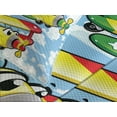 thumbnail image 4 of Ambesonne Cartoon Quilted Bedspread Set 3 Pcs, Airplanes Sky, King Size, Multicolor, 4 of 5