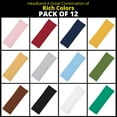 thumbnail image 2 of AUSALL 12 Pack Headbands for Women Yoga Elastic Hair Bands Workout Running Sport Non Slip Sweat Hair Wrap for Girls, 2 of 8