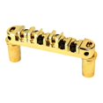 thumbnail image 2 of Bunblic Roller Saddle Bridge Increased Tuning Stability Zinc Alloy Replacement High Stability for Electric Guitar Part DIY Accessory Gold, 2 of 8