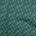 thumbnail image 1 of oneOone Polyester Spandex Turquoise Green Fabric Fruits Sewing Material Print Fabric By The Yard 56 Inch Wide, 1 of 4