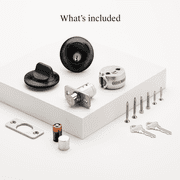 Level Lock Smart Lock, Keyless Entry, Smartphone Access, Bluetooth Enabled, Works with Apple HomeKit - Matte Black