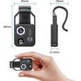 thumbnail image 2 of Qinux Zoomzip - 2025 New Zoomzip Smartphone Microscope - 200x Magnification Lens with CPL Lens/LED Light - Portable Pocket Digital Microscope Camera Attachments for Phone (Black), 2 of 8