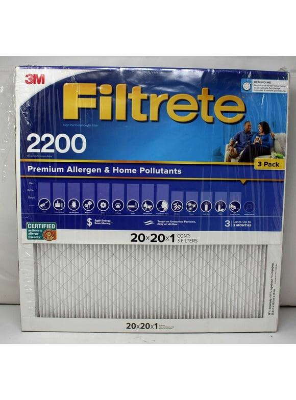 3M 20x20x1 Air Filters in Air Filters by Size