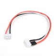thumbnail image 3 of Cables de silicona macho-hembra para cargar baterías Lipo RC, paquete de 10 (negro, blanco, rojo) Cables de extensión de equilibrio XH4P de 20 cm, 3 of 8