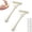 Meat Scraper-2PCS, variant on Handheld Meat Cutter and Fat Trimmer, Manual Meat Slicer Tool with Curved Handle and Cutting Blade for Beef, Pork, Brisket, Bacon, Kitchen Prep and BBQ Trimming