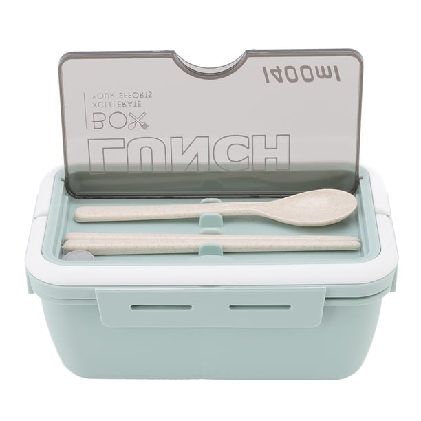 Fiambrera Térmica, 3 Compartimentos Plástico Silicona 1400ml 3 Compartimentos Bento Boxes Con Cuchara Palillos Para Oficina Para Escuela ANGGREK Otros