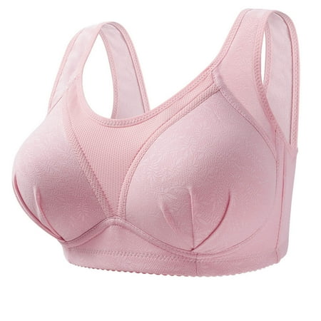 XFLWAM Womens Bras Plus Size Full Coverage Bra Comfort Wireless Everyday Underwear No Underwire Breathable Bralette