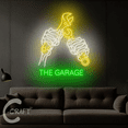 thumbnail image 4 of C-CRAFT Skeleton Hand Hold Wrench Neon Led Light Up 38 inch for Garage Wall Decor, 4 of 5