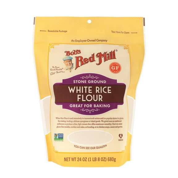 Bob's Red Mill, Gluten Free White Rice Flour, 24 oz