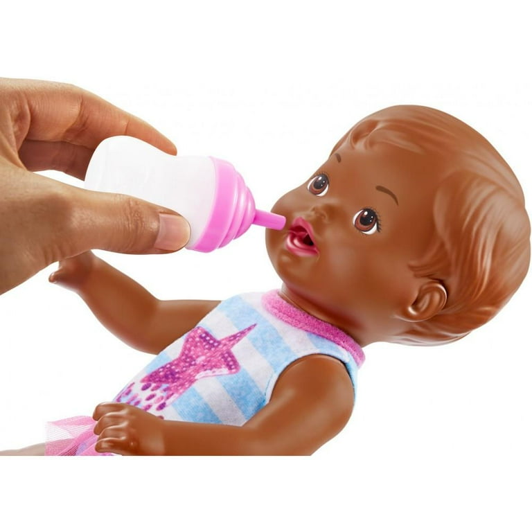Little Mommy Drink and Wet Doll with Star Print Onesie Diaper
