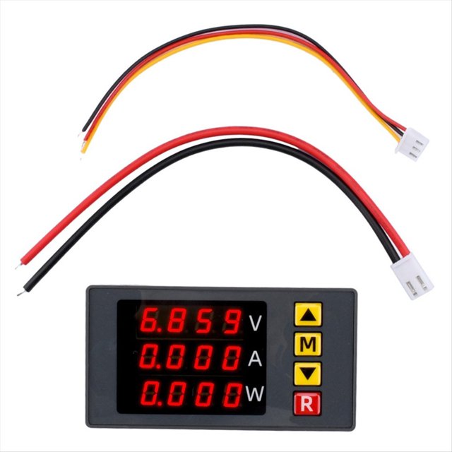Voltímetro Digital BM730, Amperímetro, Vatímetro, CC 0-100 V, 10 A, 1000 W, Detector de Voltaje y Corriente, Medidor de Energía y Potencia.