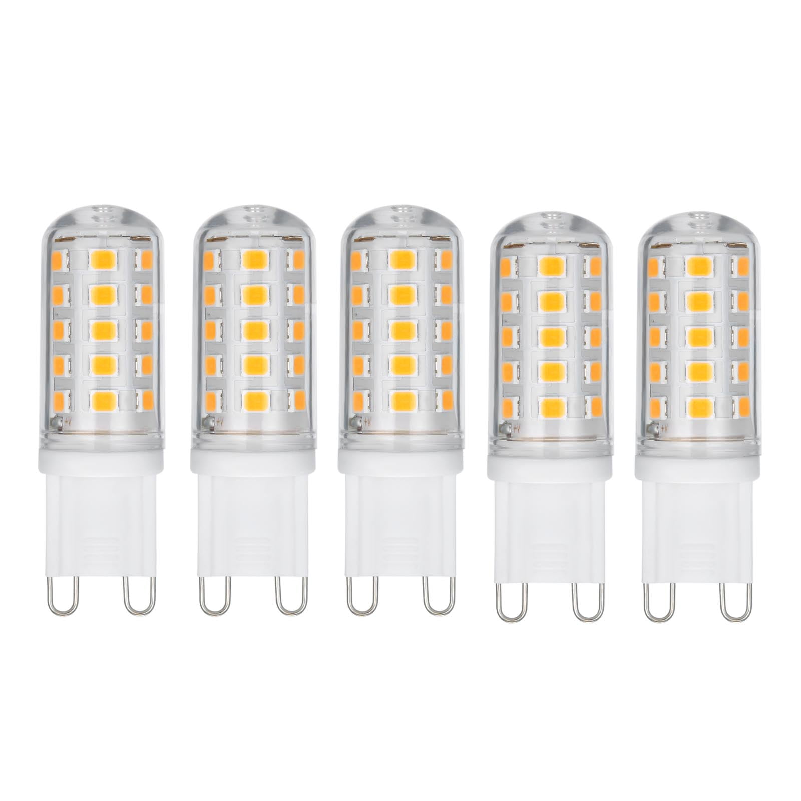 Dimmable Clear Capsule 60W 230V 2800K Warm White Light No Flicker 360° Viewing Angle 12pack G9 Halogen Bulbs No Strobe 60W