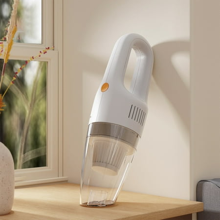

RnemiTe-amo Handheld Vacuum Cleaner Ultra Light USB Rechargeable Wet & Dry Vacuum Cleaner For Car Household Cleaning