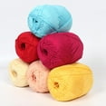 thumbnail image 2 of Nine Color Bird 100% Cotton Yarn For Knitting 30 Dark Pink - Soft & Durable Craft Yarn For Knitting Crocheting - For Diy Infant Hats, Sweaters, Blankets, Booties, And, 2 of 2