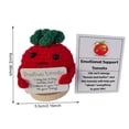 thumbnail image 4 of Divertidos Positivos Con Tarjeta para Tejer Inspi Del (tomate) Rojo, 4 of 4
