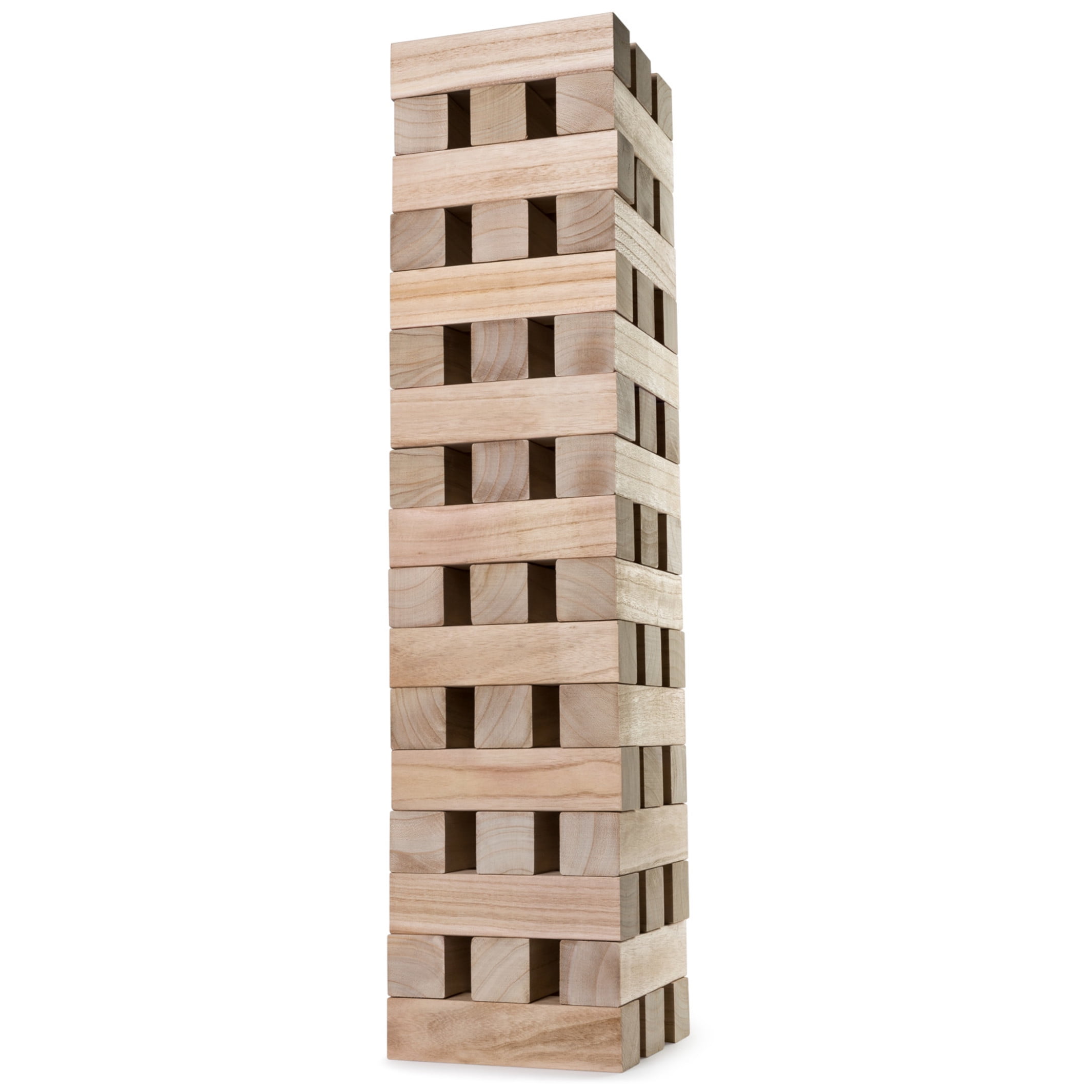 Spin Master Games, Giant Jumbling Tower Party Game with Wood Blocks, Ages 6 and up