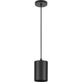 thumbnail image 3 of 5"  Black Outdoor Aluminum Cylinder Cord-Mount Hanging Light, 3 of 4