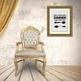 thumbnail image 3 of Phillip, Jamie 15x18 Gold Ornate Wood Framed with Double Matting Museum Art Print Titled - Dinner, 3 of 4