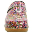 thumbnail image 4 of BJORK Peace Wood Open Back Leather Clogs, 4 of 8