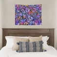 thumbnail image 4 of Kdxio Watercolor Butterflies Wall Hanging Tapestries Banner For Bedroom College Dorm Home Living Room Party Decor 29X37 In, 4 of 8