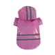 thumbnail image 1 of Xiao Hua Poncho impermeable para perros con capucha transparente y dos patas, chaqueta impermeable con banda reflectante para perros pequeños, medianos y grandes (rosa, XL), 1 of 4
