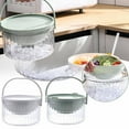 thumbnail image 7 of Iced Salad Bowl with Lid, Chilled Serving Bowl with Handles for Fruit, Vegetable Storage, Refrigerator Food Container for Party, Picnic, Camping, Meal Prep, 7 of 7