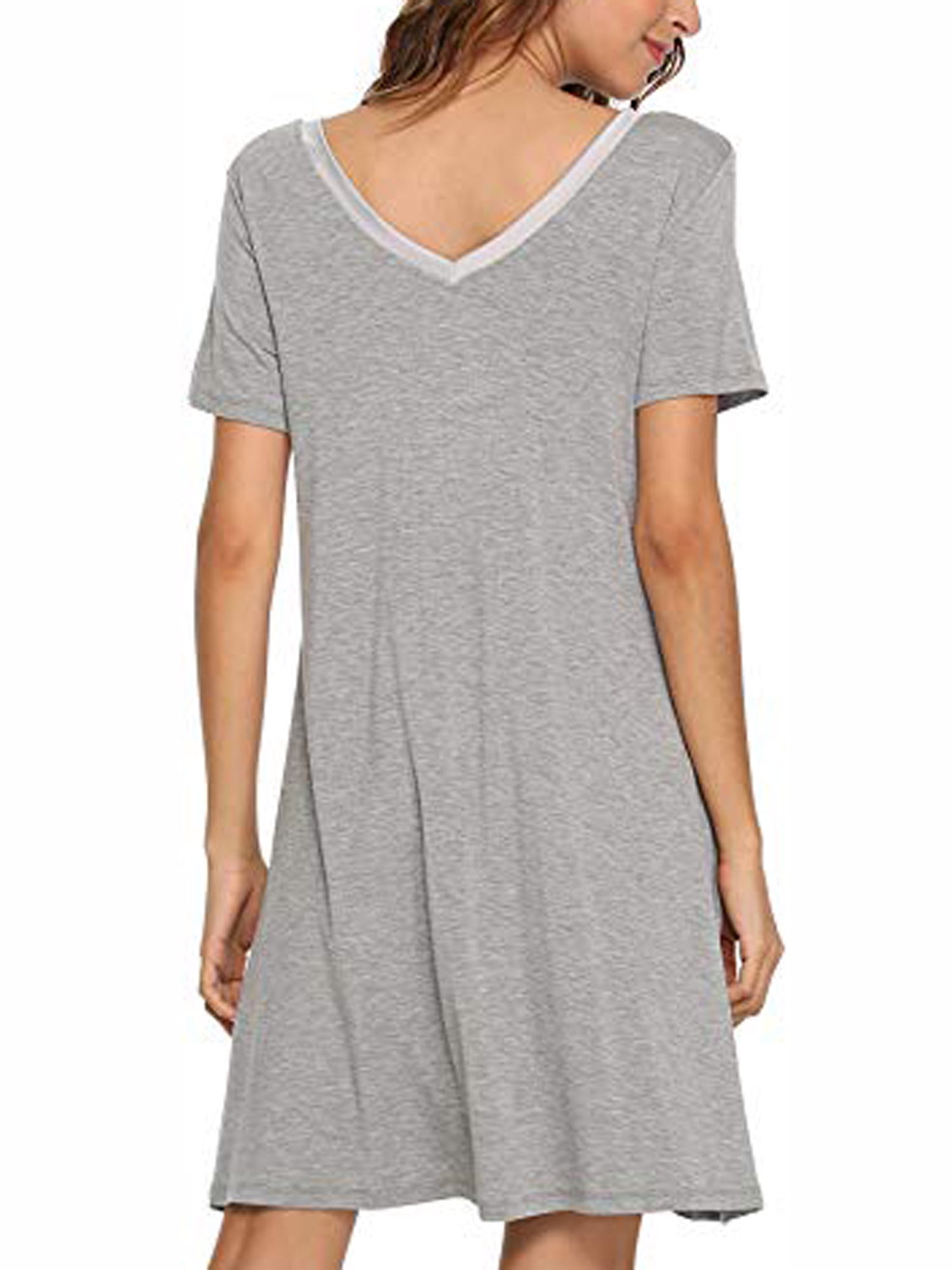 short sleeve night gown