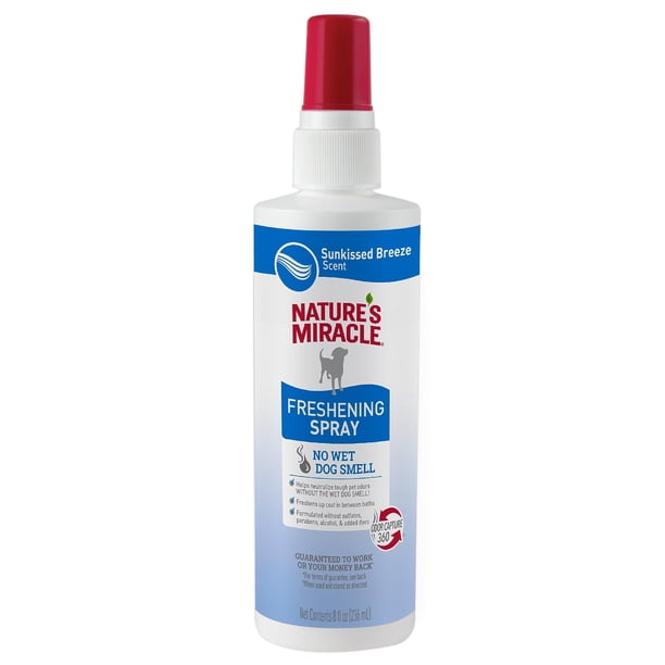Spray refrescante Nature's Miracle para perros, 240 ml, Sunkissed Breeze
